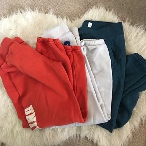 3 Victoria Secret Sweatpants